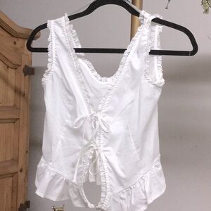 Self love cowgirl Coachella festival boho top ruffle Sunday brunch vacay rodeo